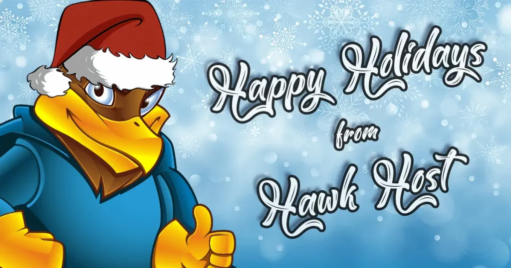 holiday sale share image HawkHost Holidays 2024